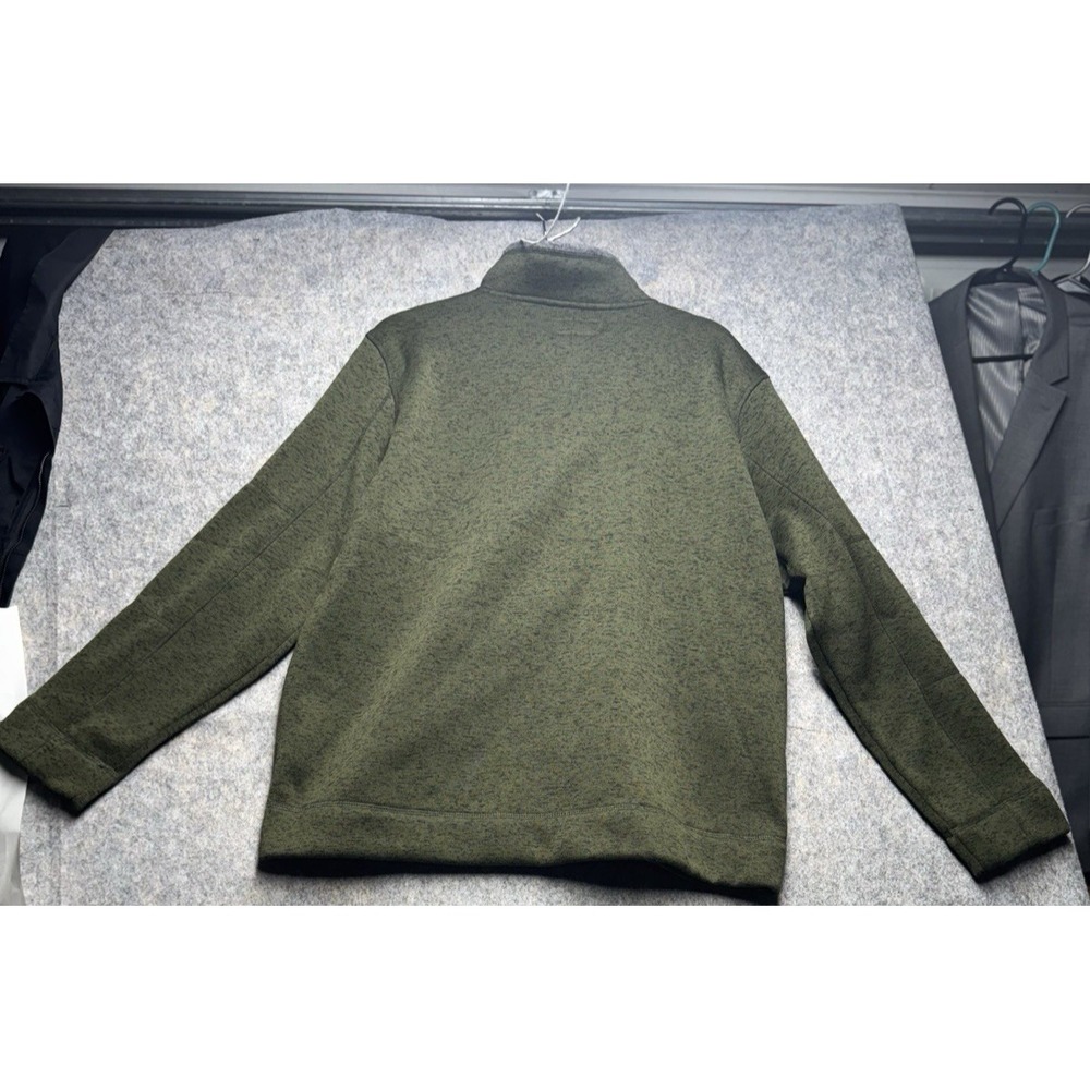 Victory Sportswear Fleece Pullover Mens XXL‎ Olive Quarter Zip Long Sleeve - Picture 12 of 13